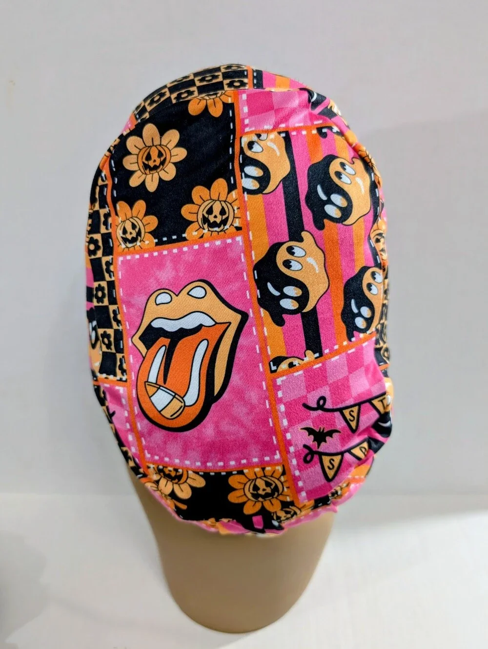Halloween, Ghost, Euro Style Scrub Cap, Scrub Cap
